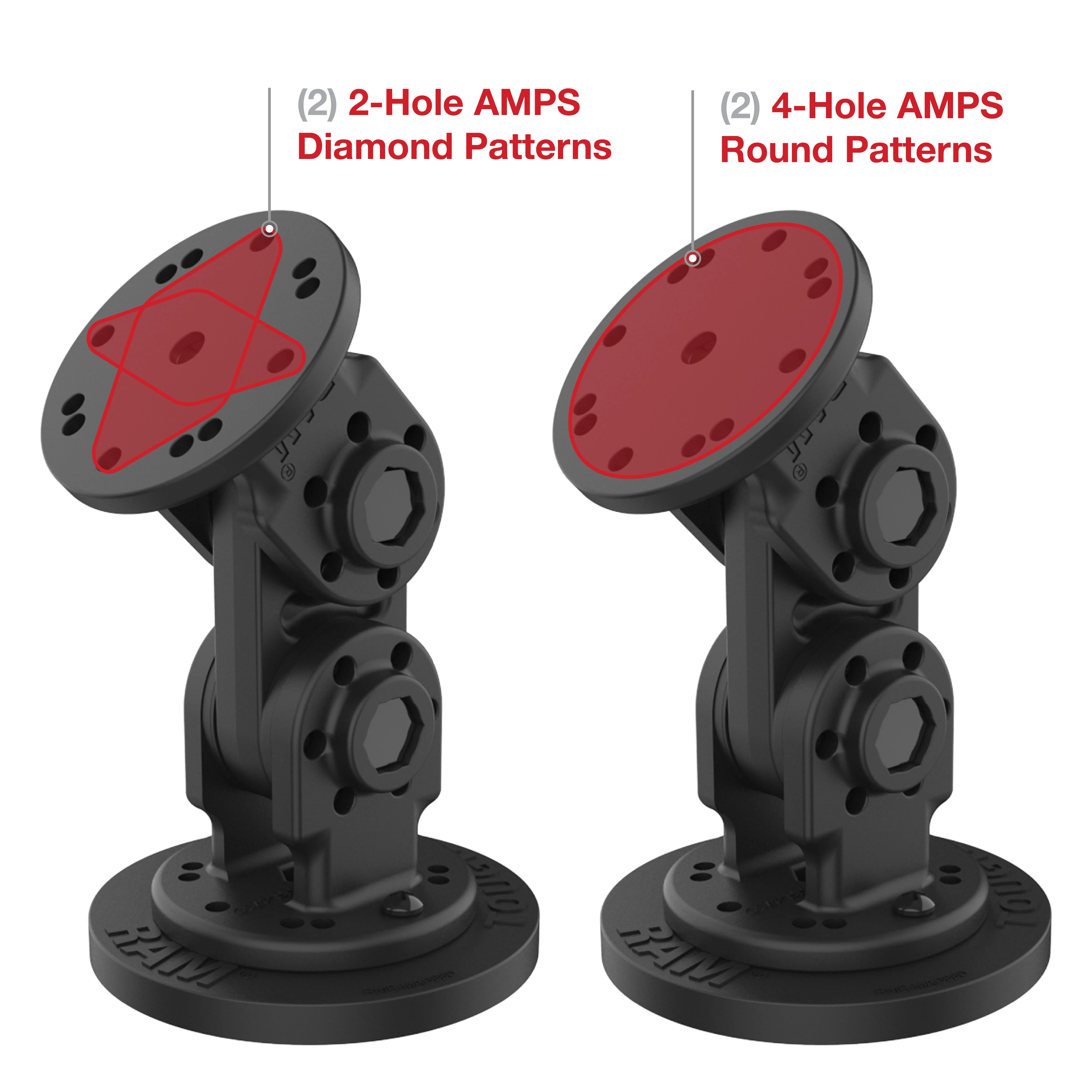 RAMĀ® Dual Straight Pivot Magnetic Mount - Image 4