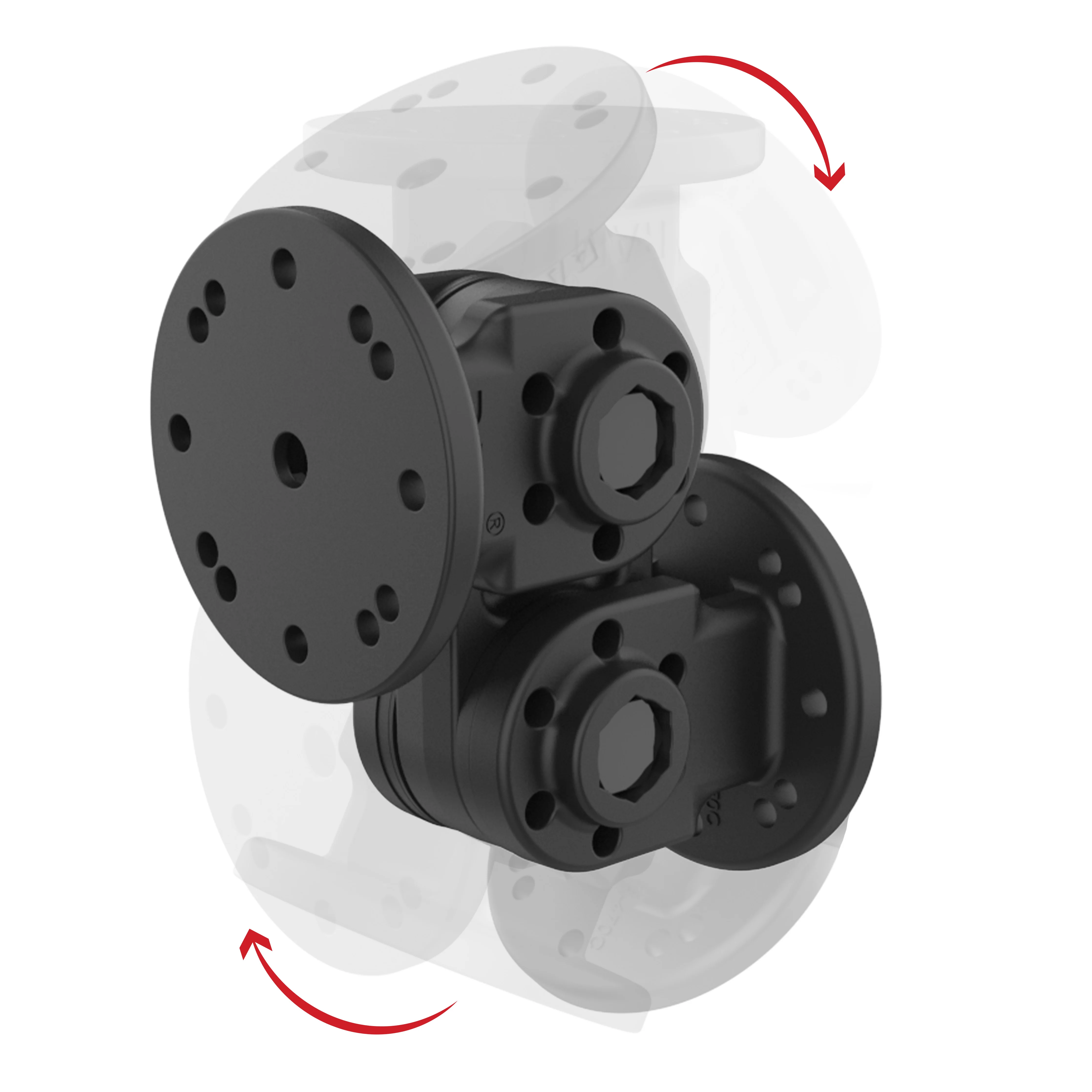 RAMĀ® Dual Straight Pivot Mount - Image 2