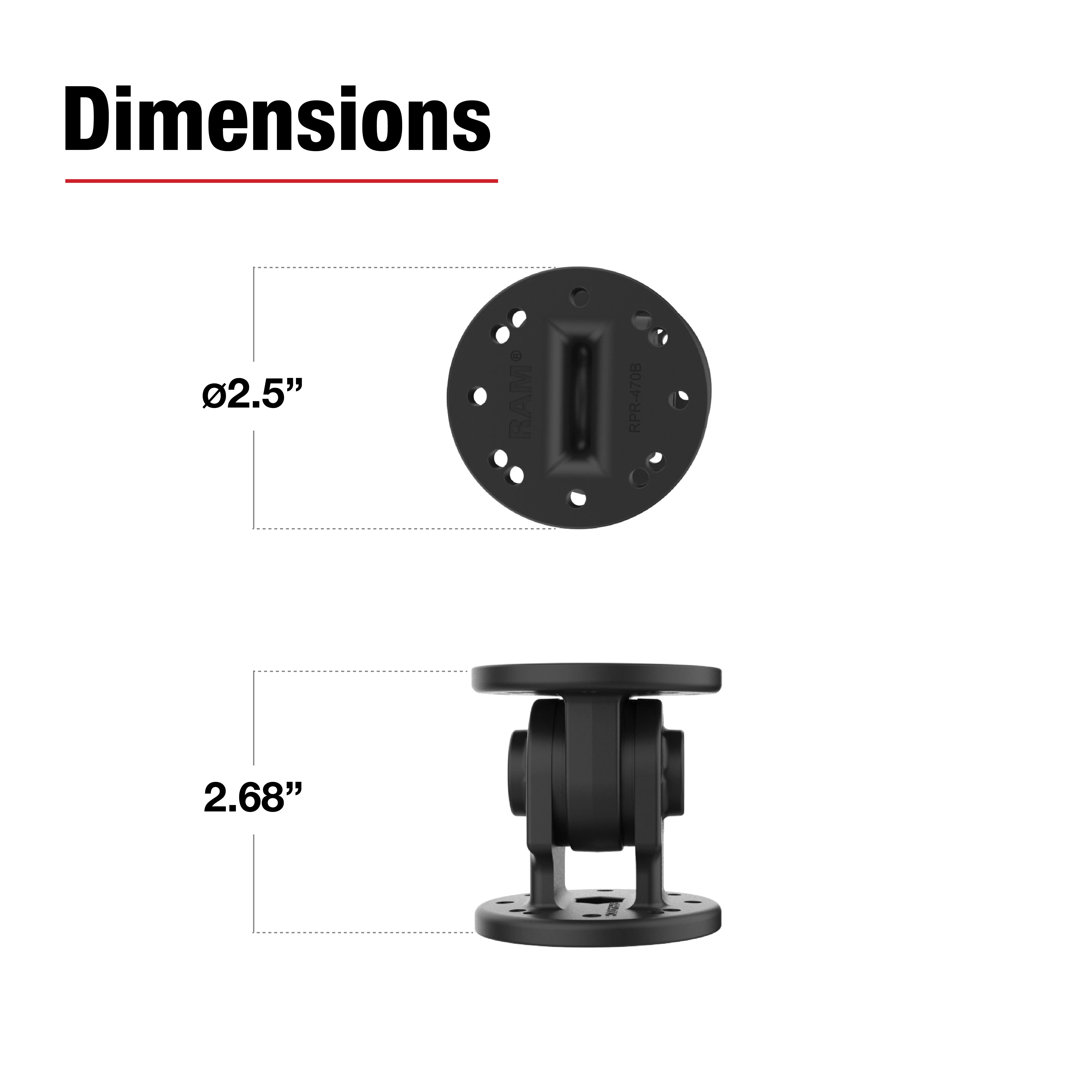 RAM® Single Pivot Mount - Image 3