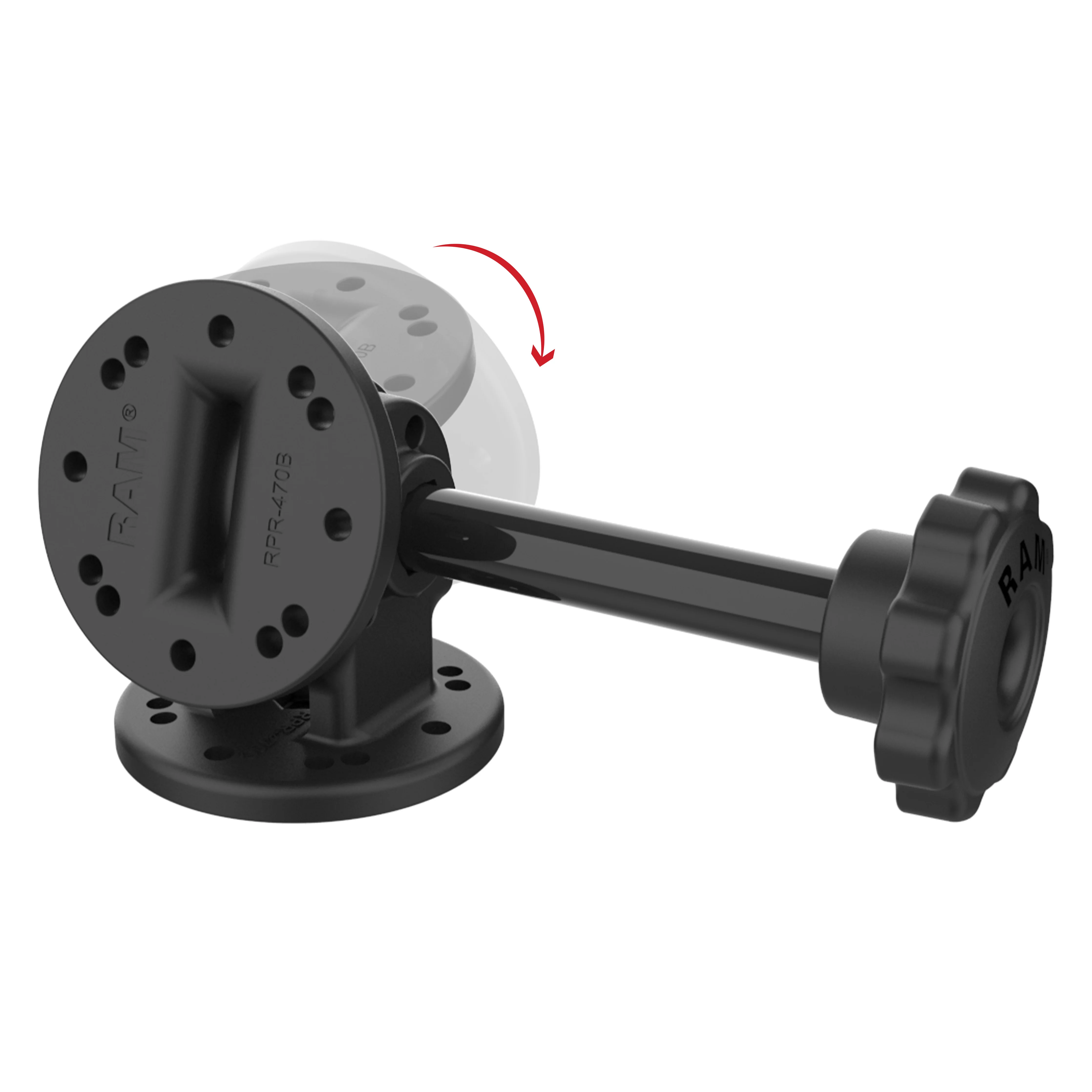 RAMĀ® Single Pivot Mount with Knob - Image 2