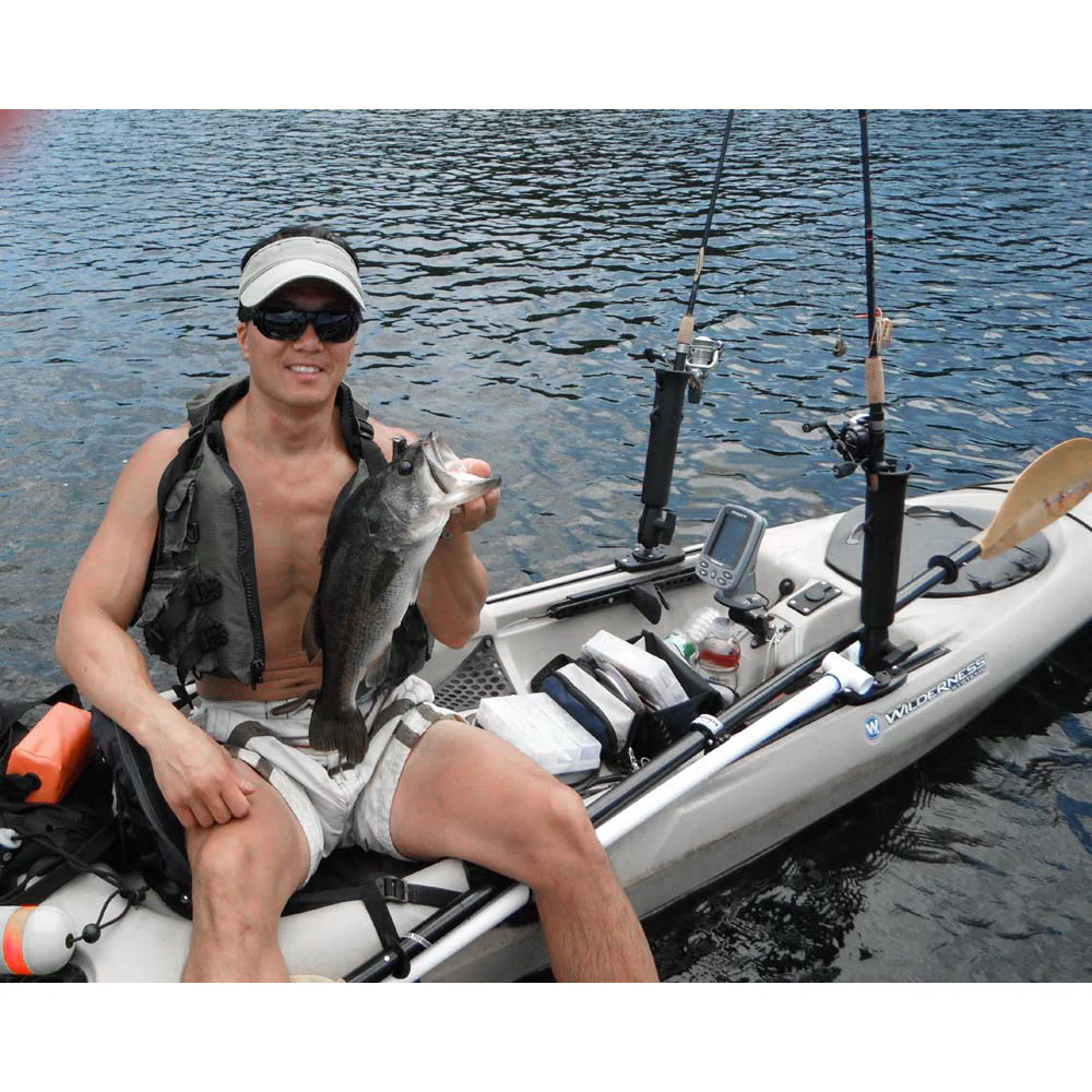 RAM® Tube⢠Rod Holder with Round Plate for Salt Water Use - Image 5