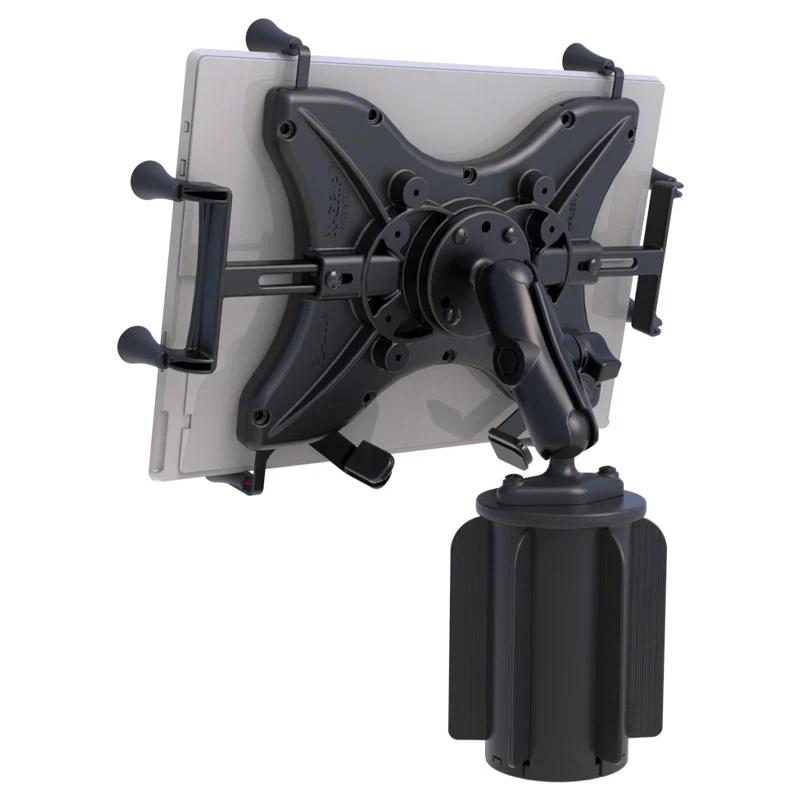 RAM® X-Grip® with RAM-A-CAN⢠II Cup Holder Mount for 12"-13" Tablets - Image 3