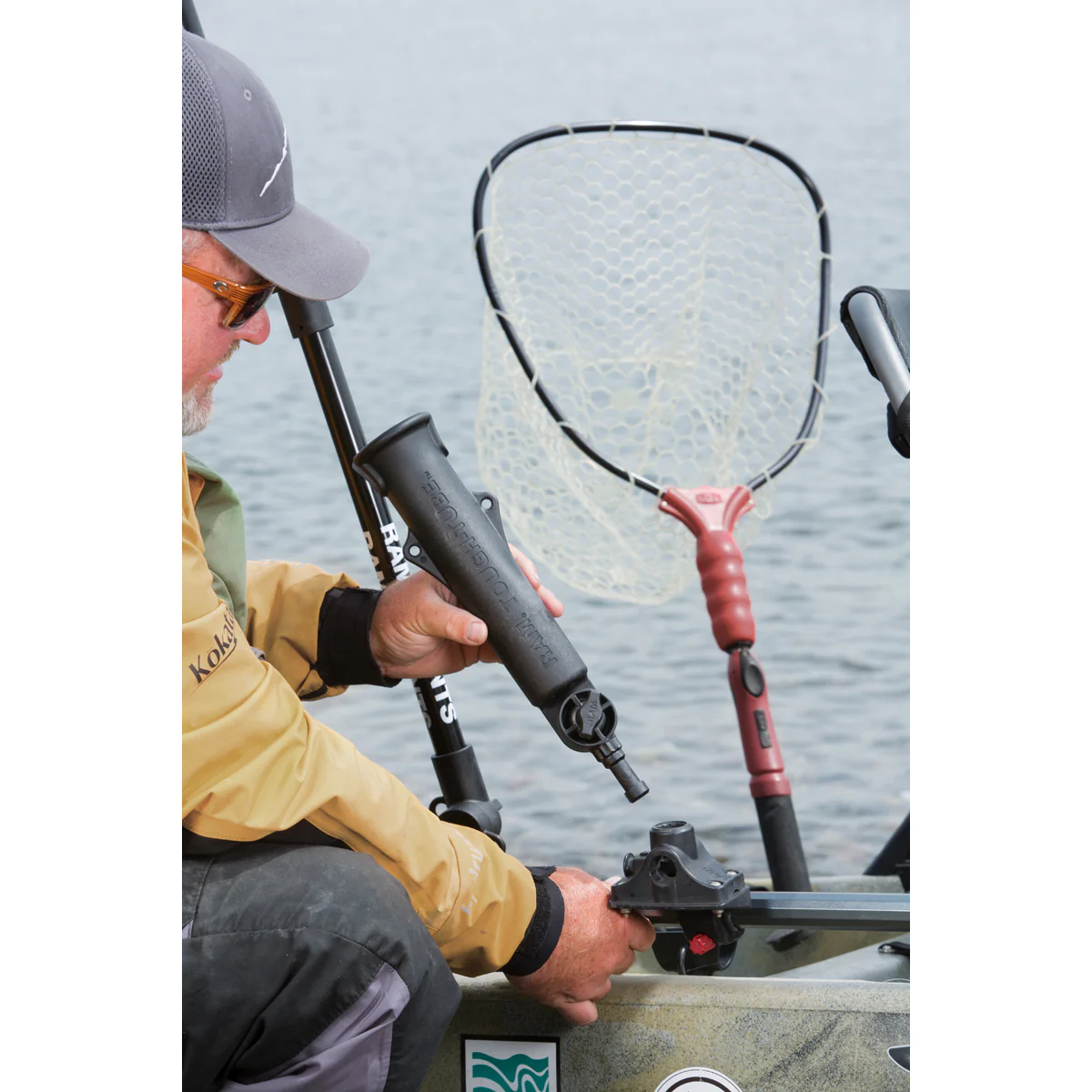 RAM® Tough-Tube™ Rod Holder with 2" Ratchet Spline Post Arm - Image 4