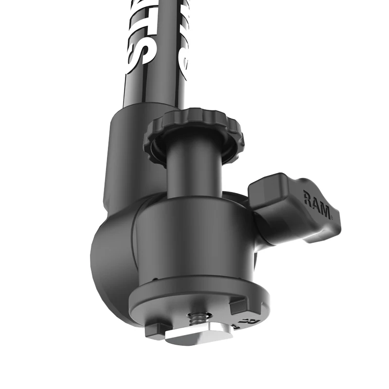 RAM® Tough-Pole™ Camera Mount with Single Pipe & RAM® Track-Node™ Base - Image 3