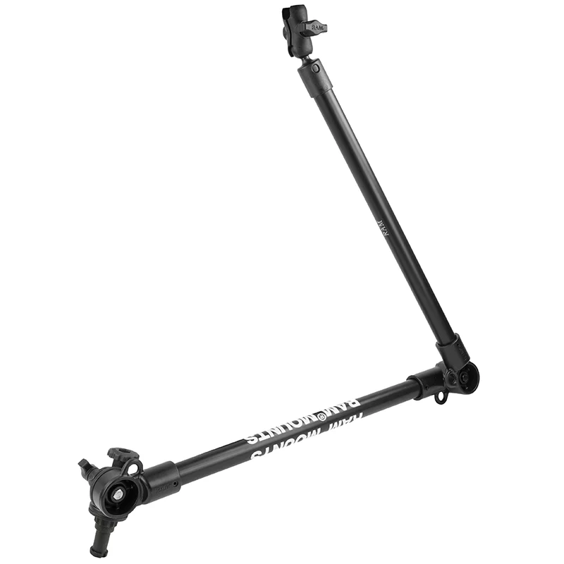 RAM® Tough-Pole⢠48" Double Pipe Mount with RAM® Track-Node⢠Base