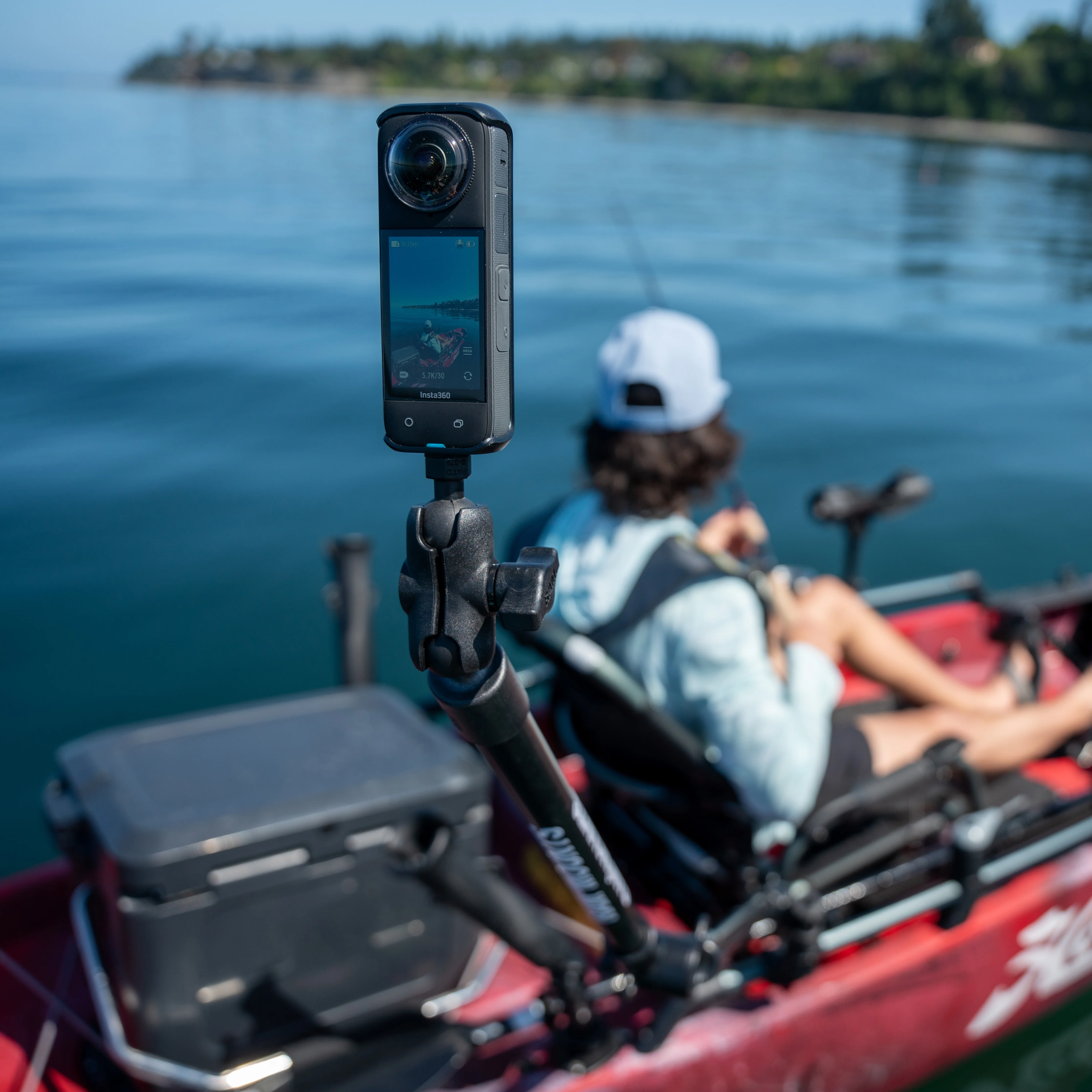 RAM® Tough-Pole⢠48" Double Pipe Mount with RAM® Track-Node⢠Base - Image 2