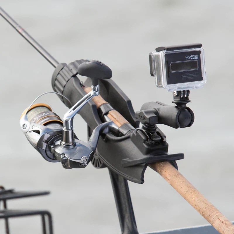 RAM RODĀ® HD Fishing Rod Holder with Bulkhead/Flat Surface Base - Image 5
