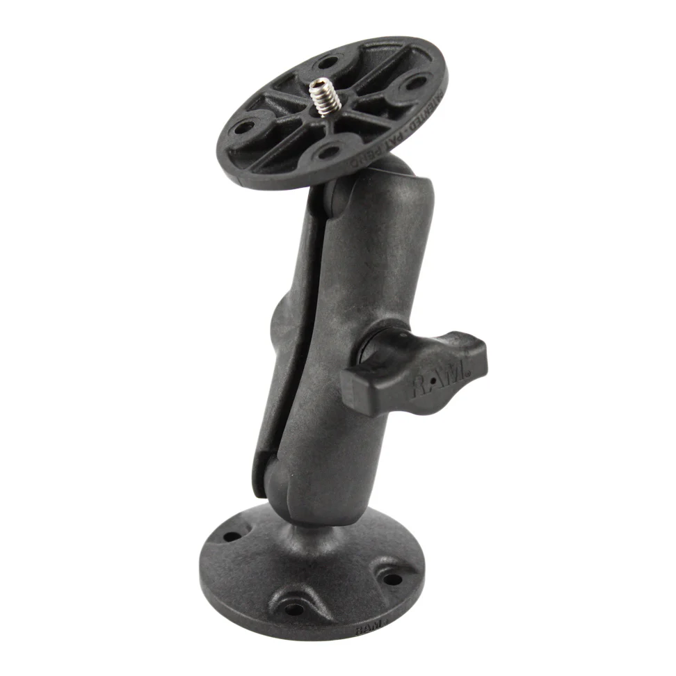 RAMĀ® Composite Double Ball Mount with 1/4"-20 Male Thread