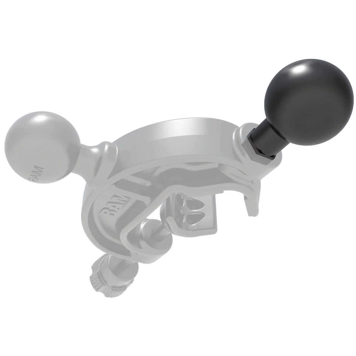 RAM® Add-A-Ball™ Accessory Base for the Composite Yoke Clamp Base - Image 2