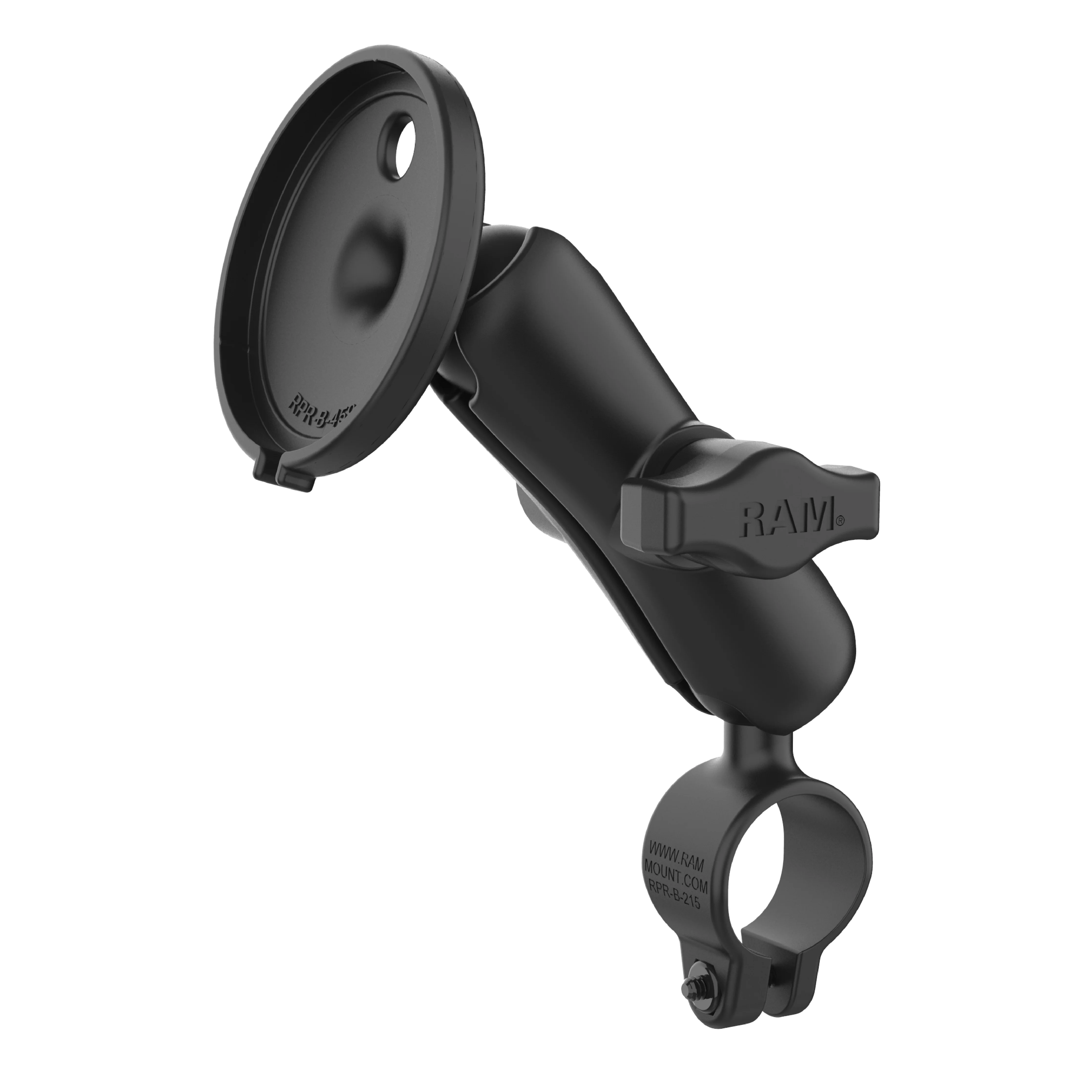 RAM® Double Ball Rail Mount with RAM® Qi2 15W Wireless Charger - Image 2