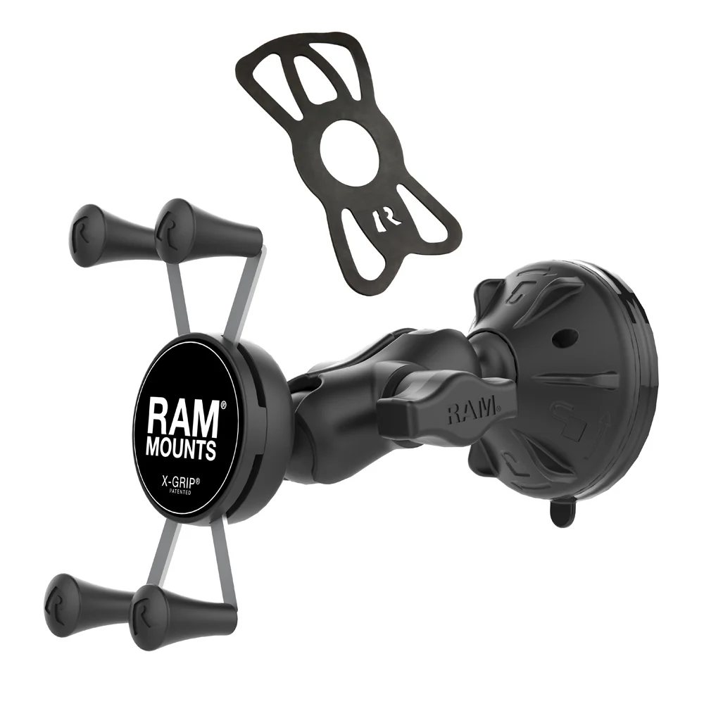 RAMĀ® X-GripĀ® Phone Mount with Low-Profile Suction Cup - Short - Image 2