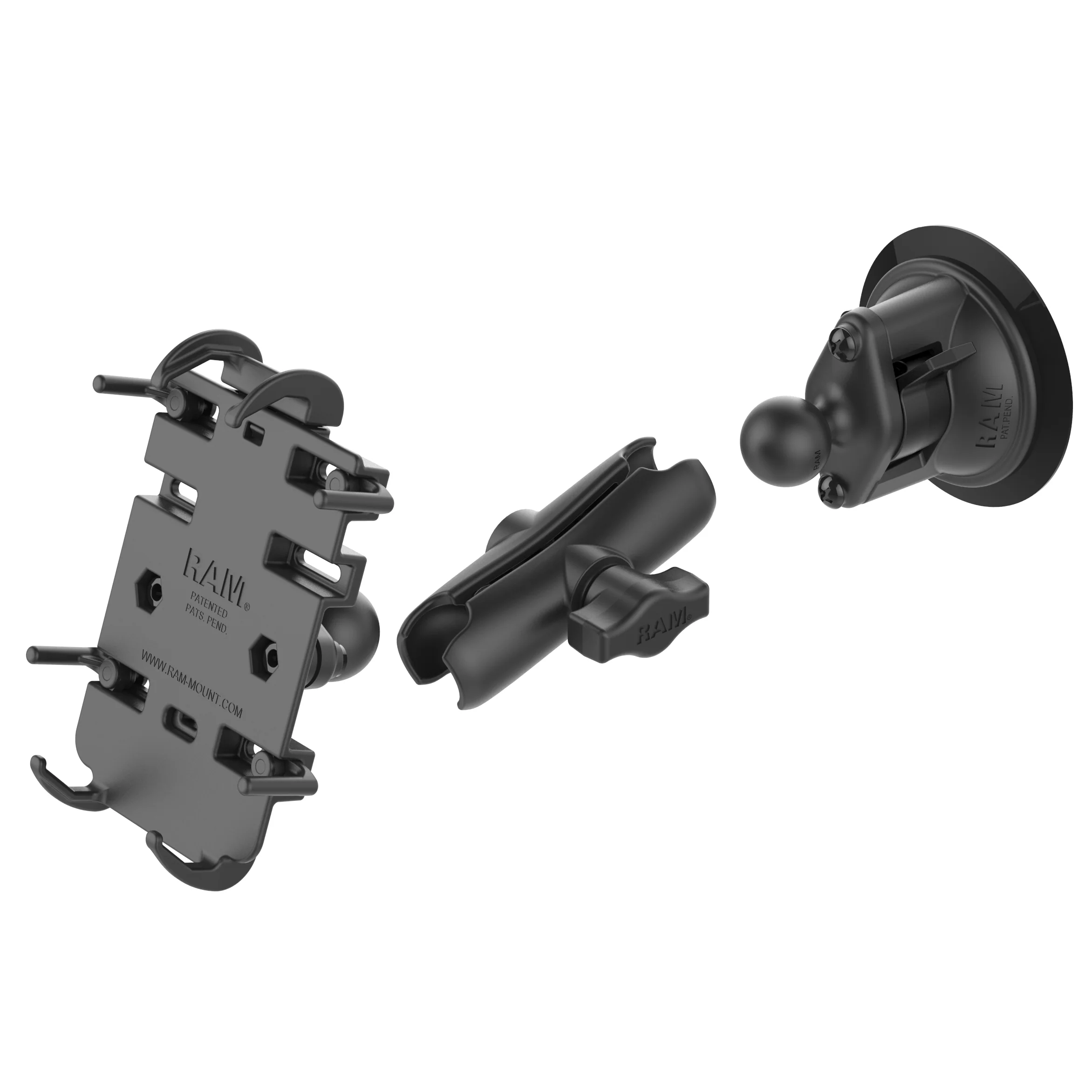 RAM® Twist-Lock⢠Composite Suction Mount with RAM® Quick-Grip⢠Holder - Image 3