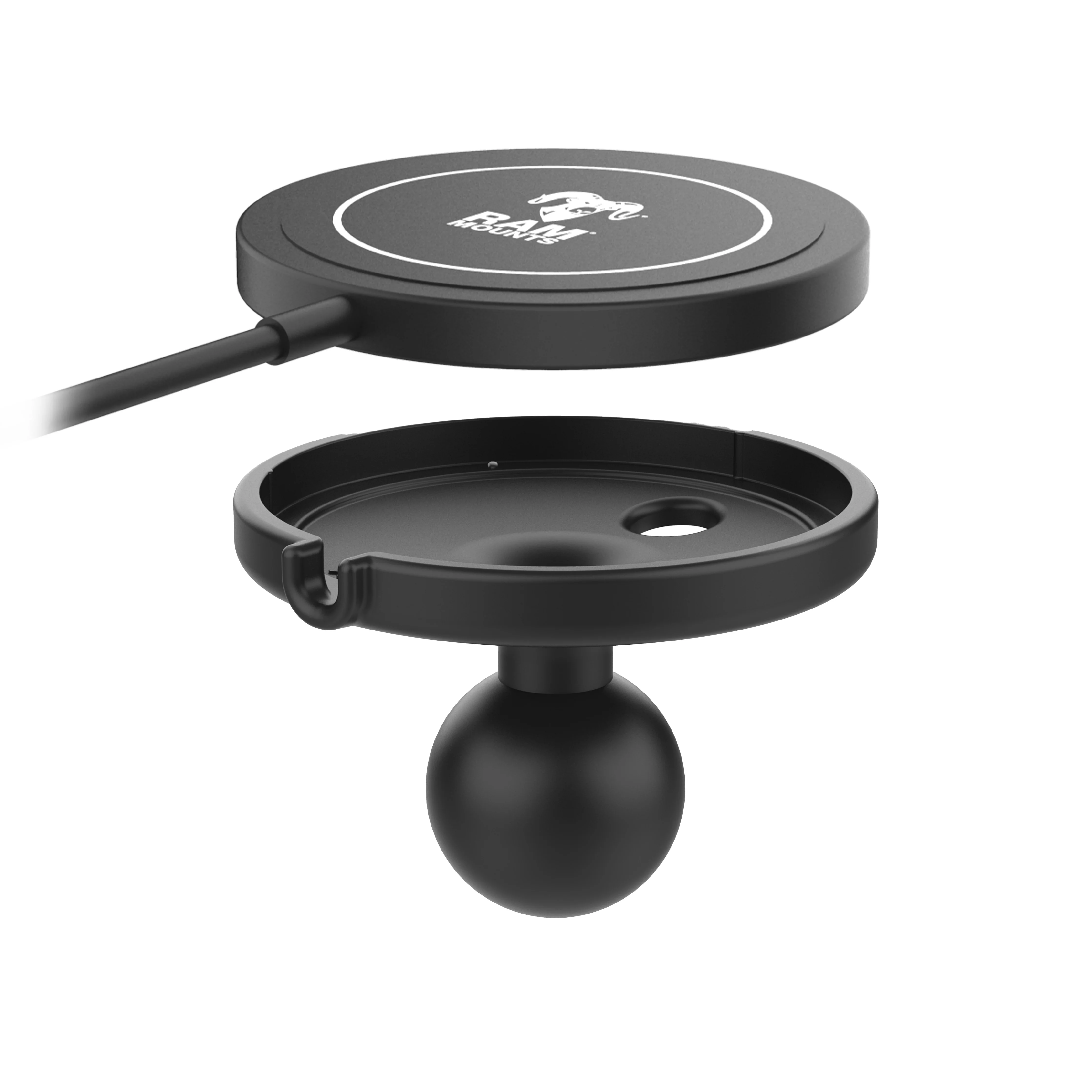 RAM® Ball Adapter with RAM® Qi2 15W Wireless Charger - Image 2