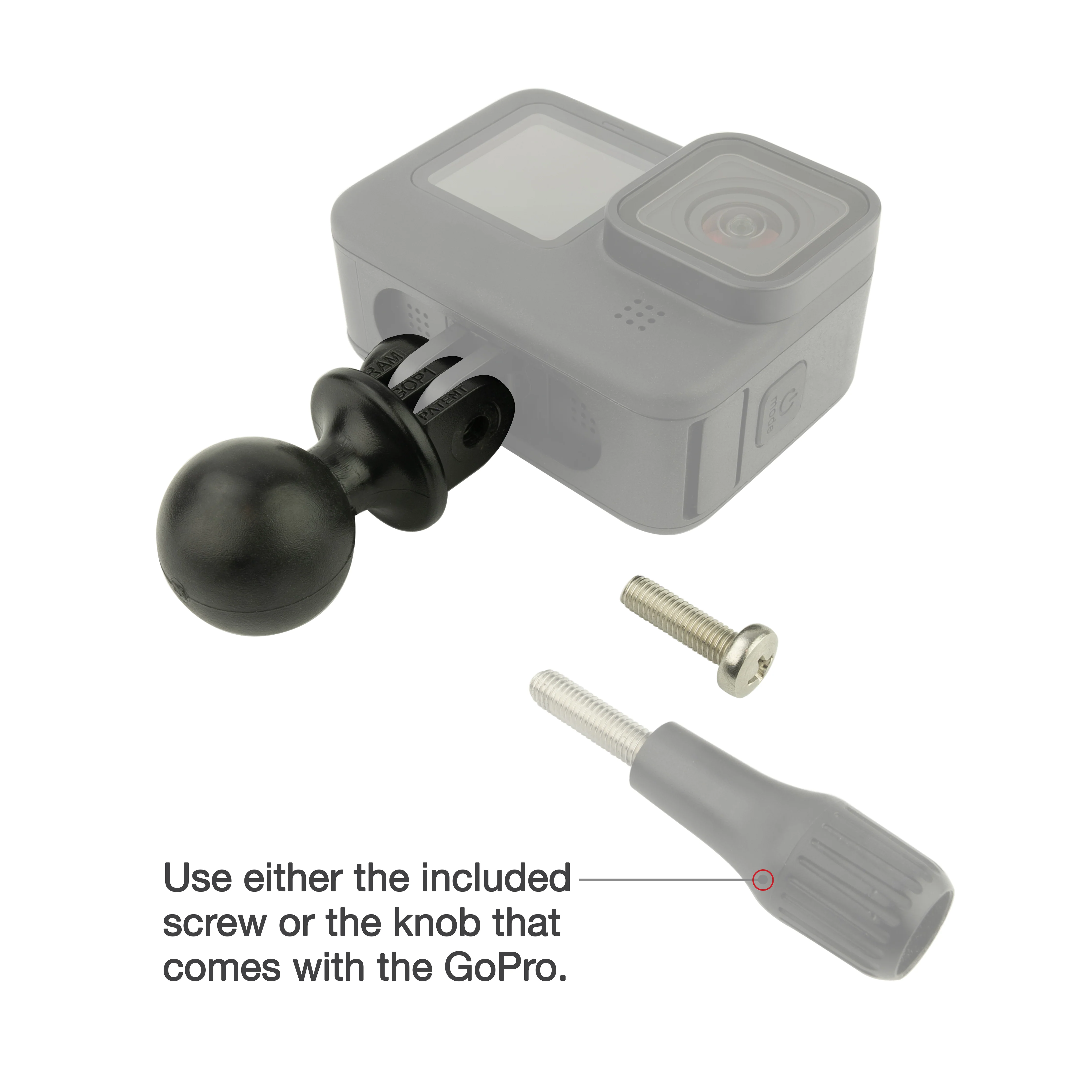 RAMĀ® Action Camera Universal Ball Adapter - Image 4