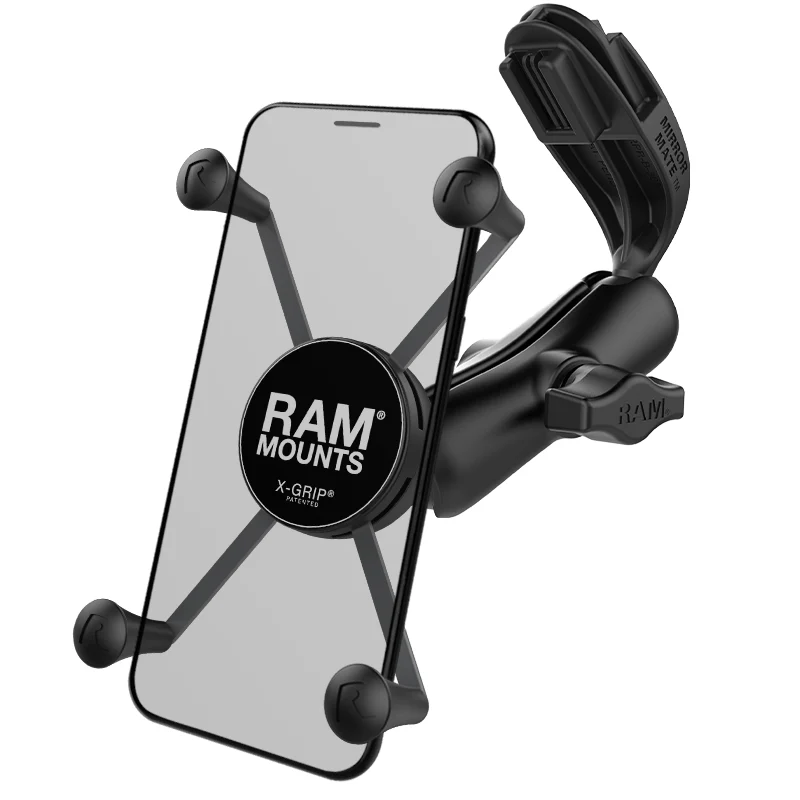 RAM® X-Grip⢠Large Phone Mount with RAM® Mirror-Mate⢠for Sprinter Van