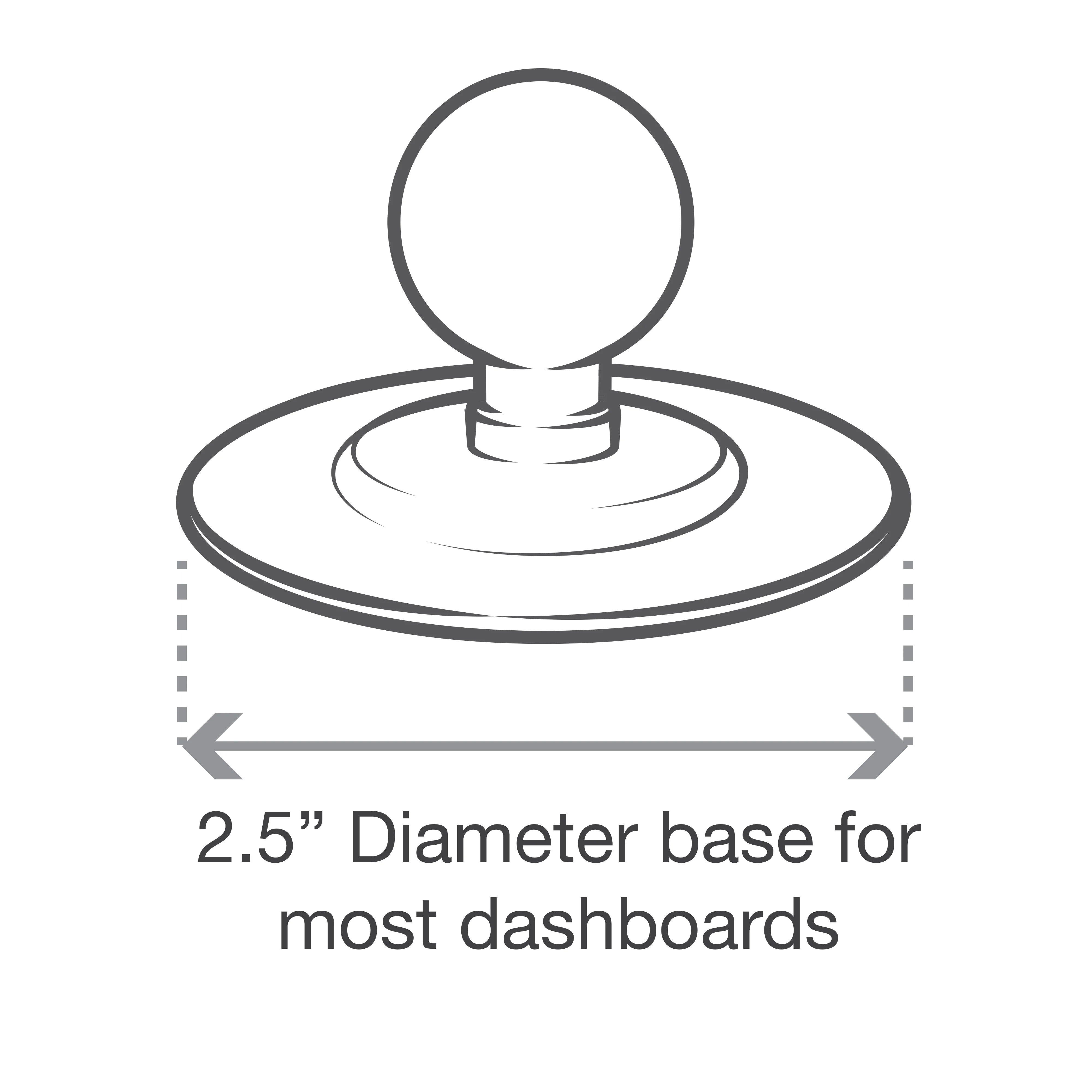 RAMĀ® Flex Adhesive Ball Base - Image 2