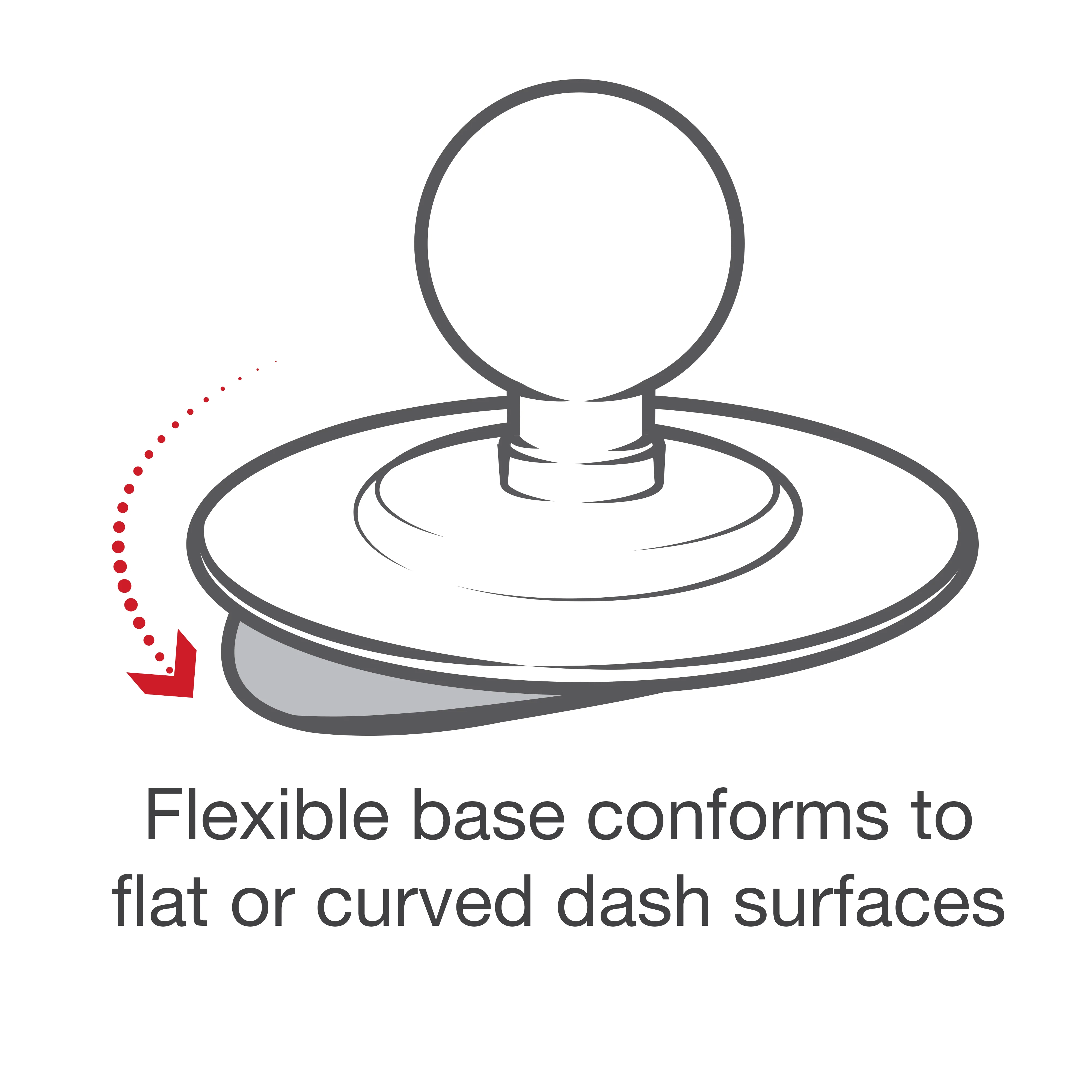 RAMĀ® Flex Adhesive Ball Base - Image 3