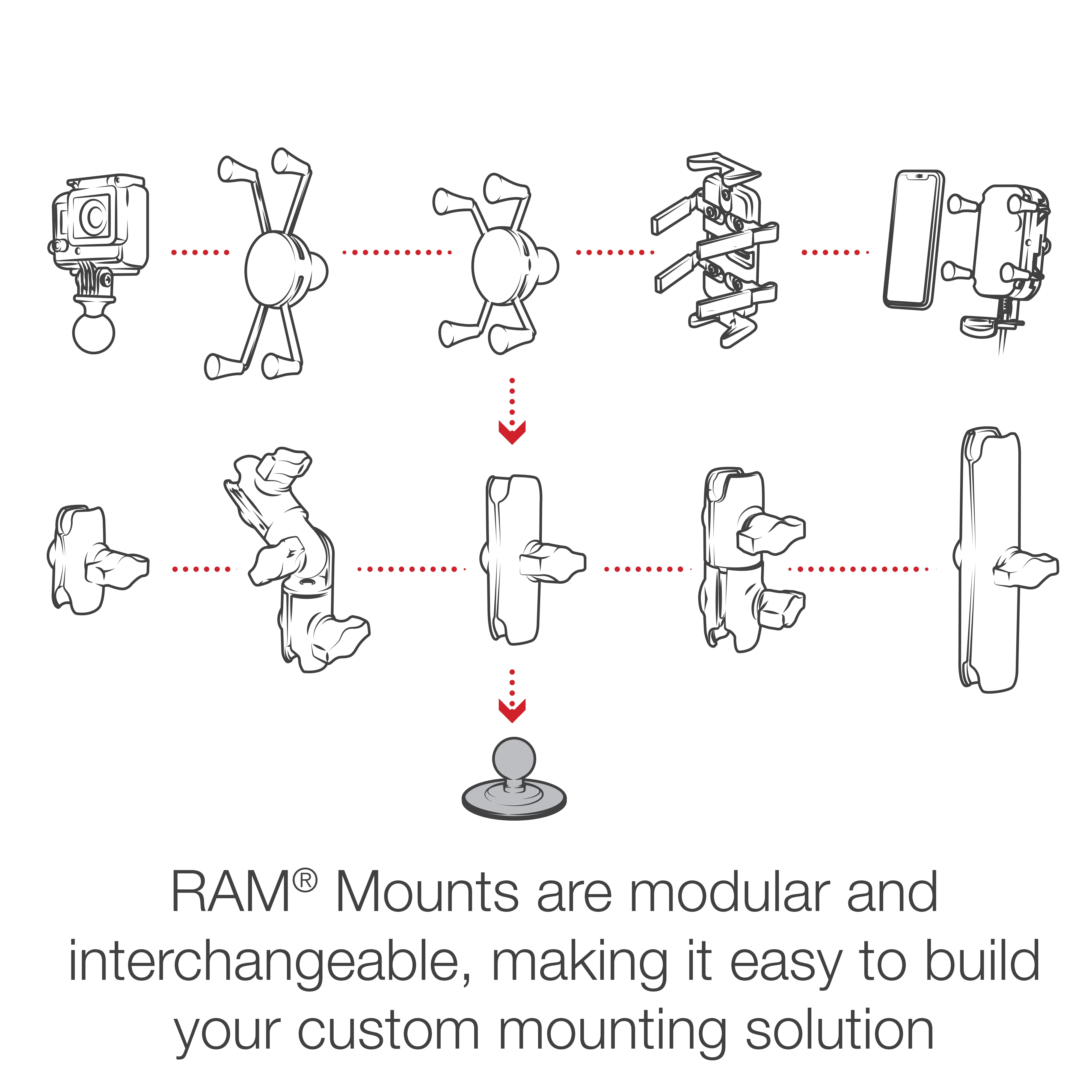 RAMĀ® Flex Adhesive Ball Base - Image 5