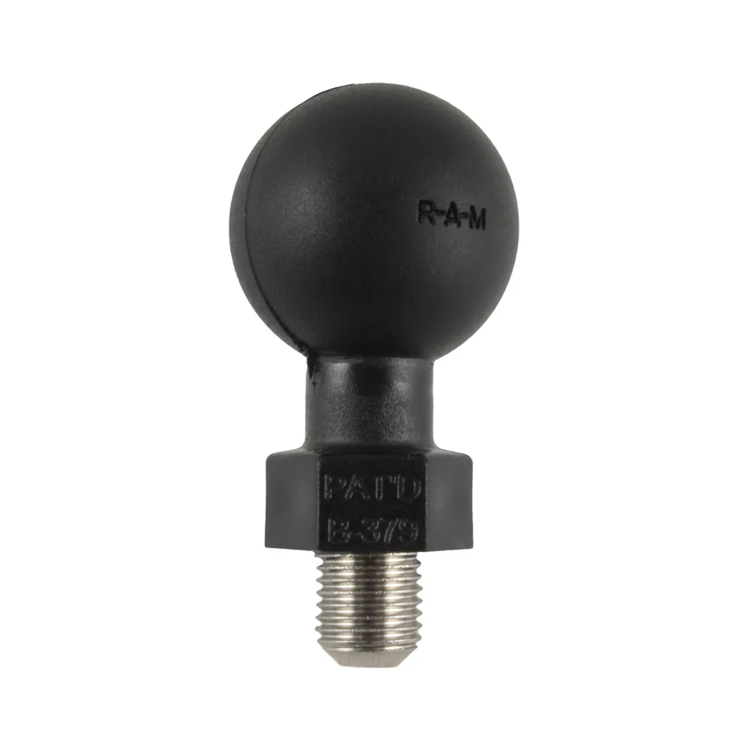 RAM® Tough-Ball⢠with 3/8"-24 X .375" Threaded Stud - B Size