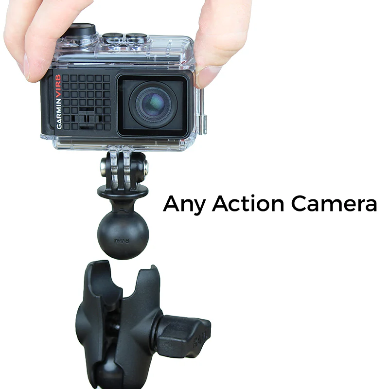 RAMĀ® Ball Adapter for GoProĀ® Bases with Universal Action Camera Adapter - Image 2