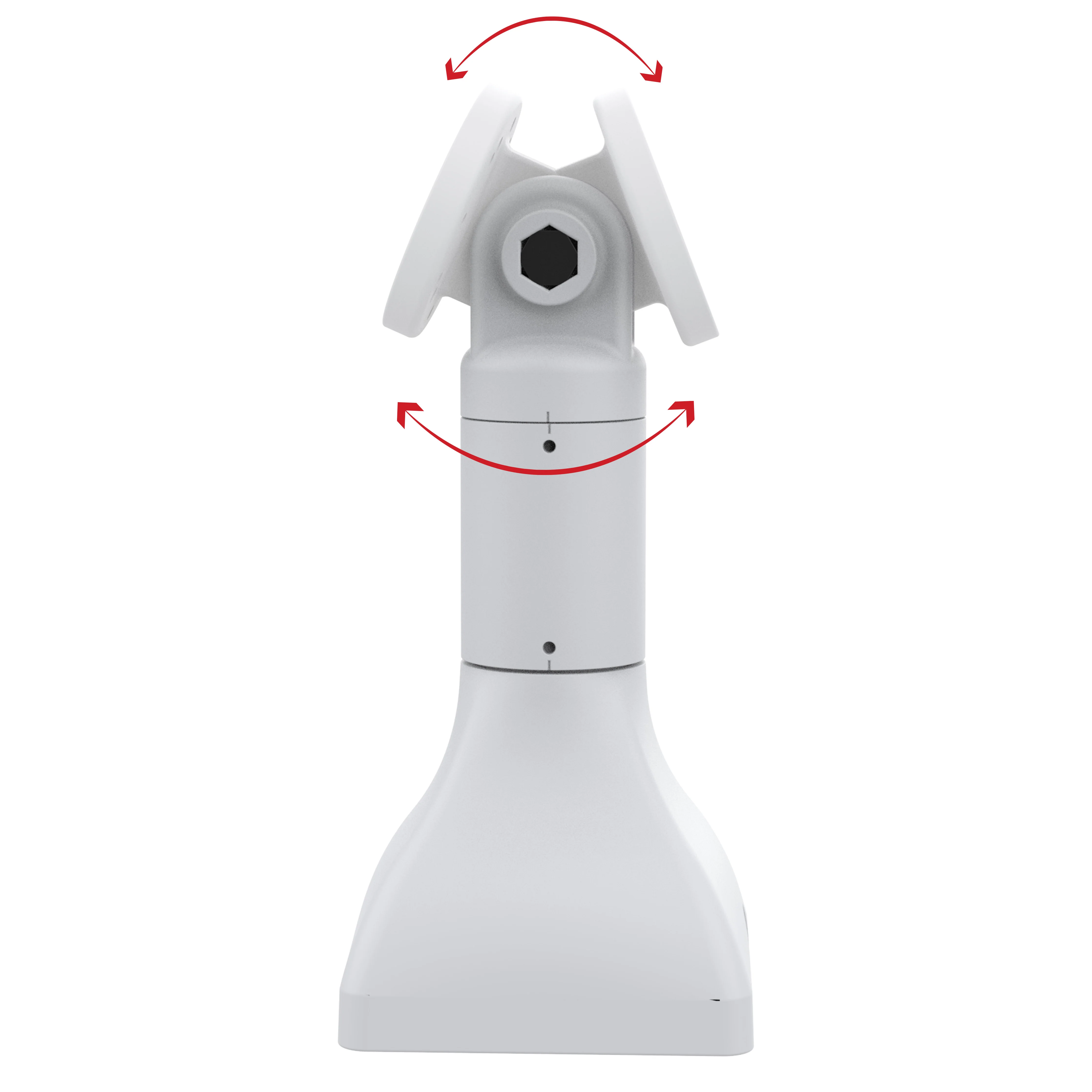 RAM® 7" Pedestal Mount with AMPS Pattern - Gray - Image 3