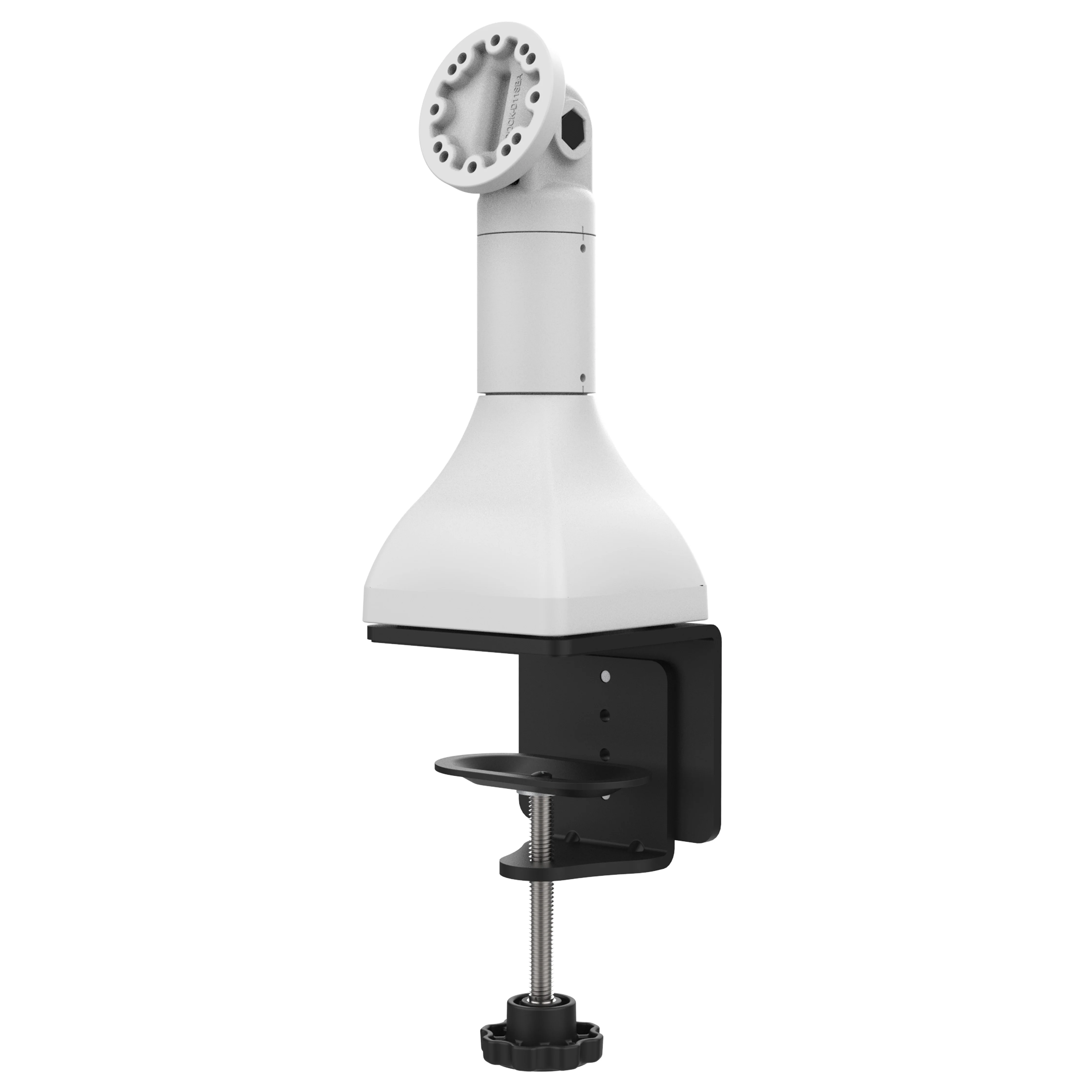 RAM® 7" Pedestal Mount with AMPS Pattern & C-Clamp Base - Gray