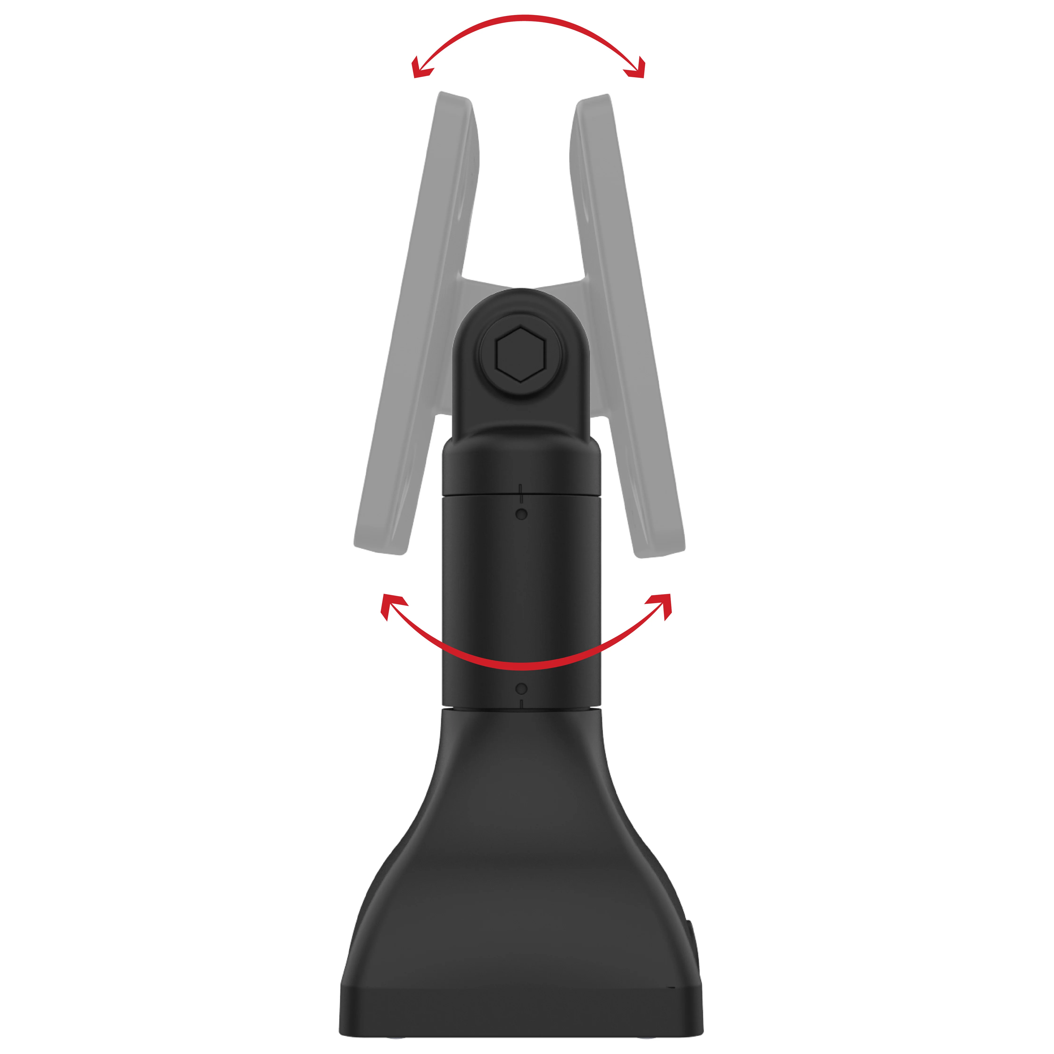 RAM® 7" Pedestal Mount with 100mm & 75mm VESA Patterns - Image 3