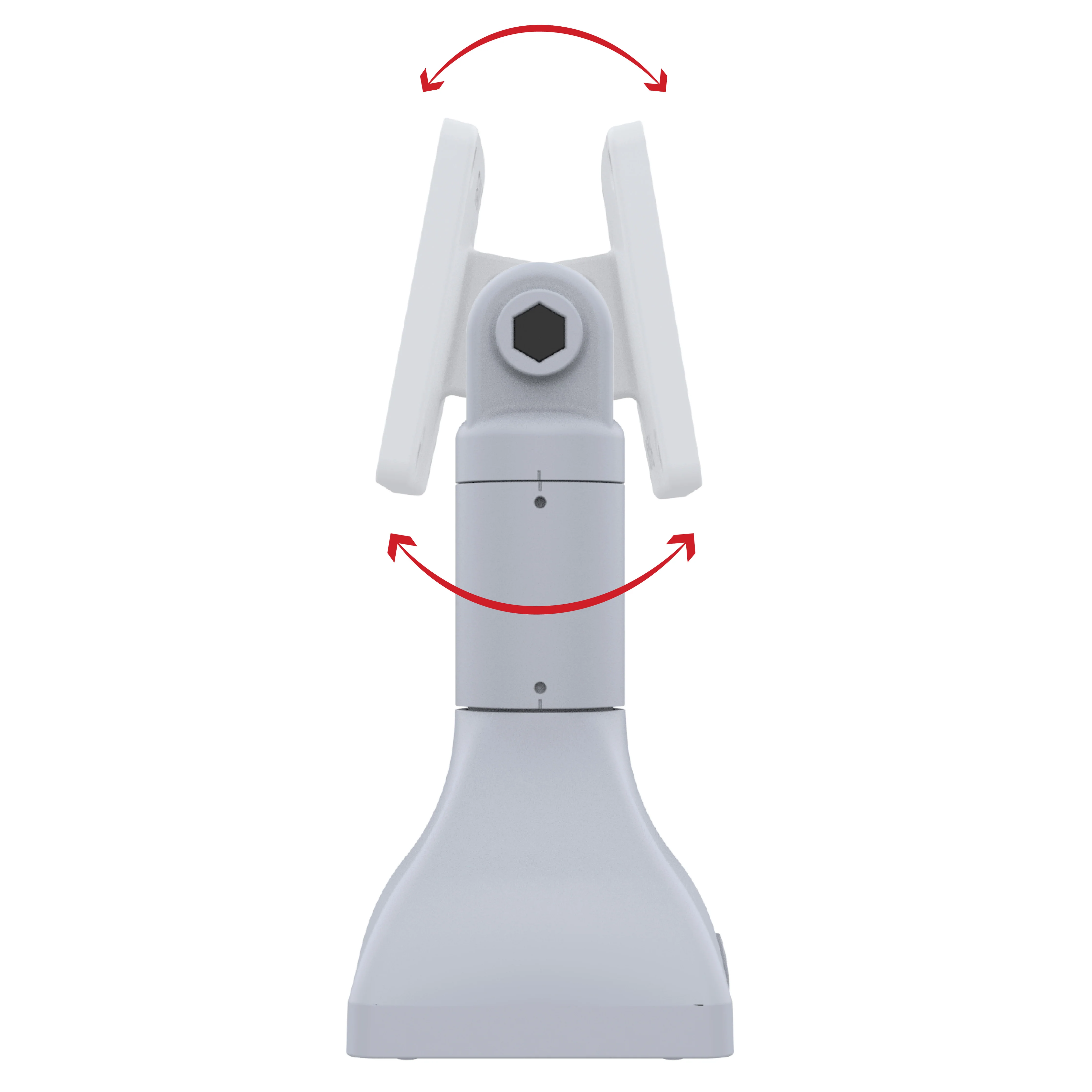 RAM® 7" Pedestal Mount with 75mm VESA Pattern - Gray - Image 3