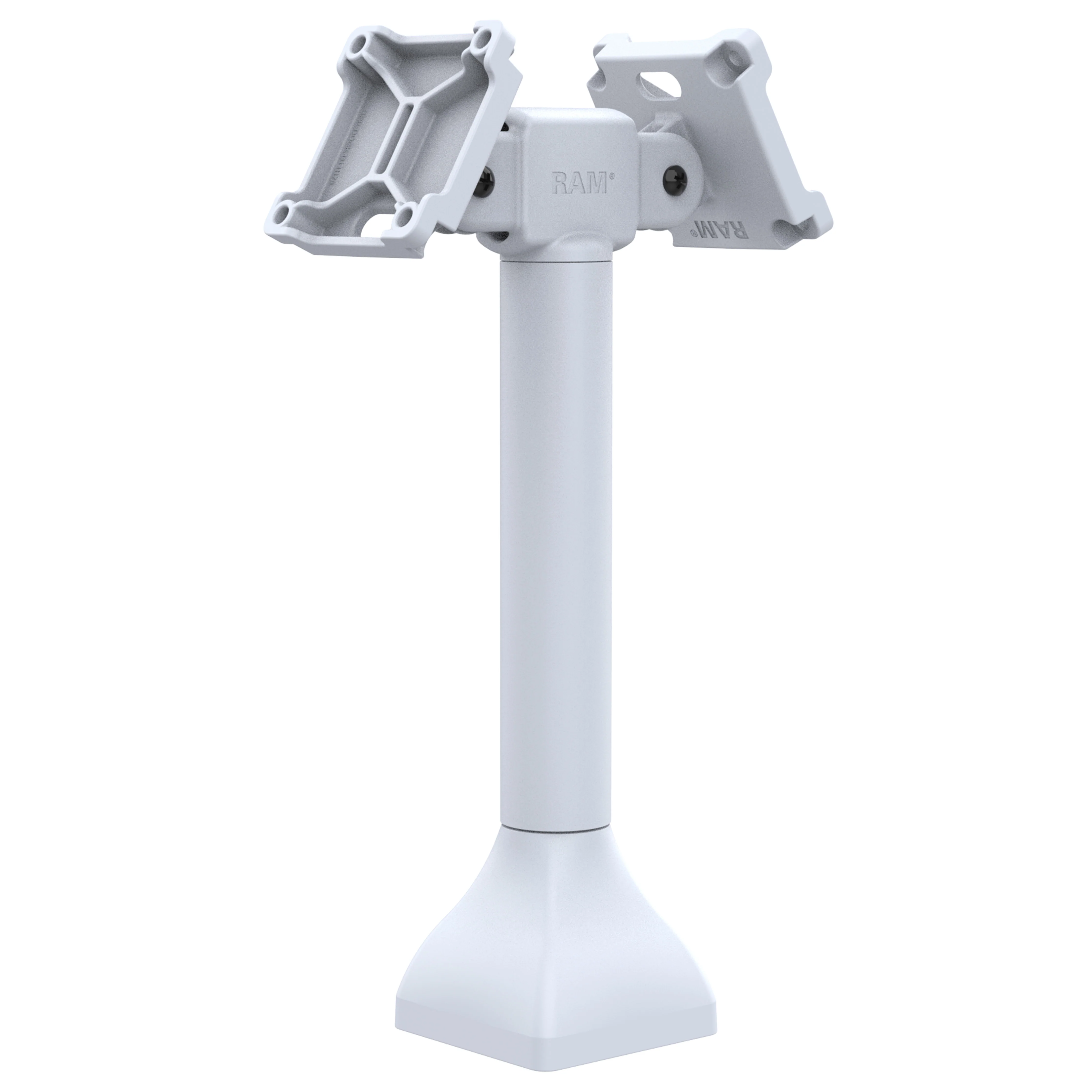 RAM® 14" Pedestal Mount with Dual 75mm VESA Adapters - Gray