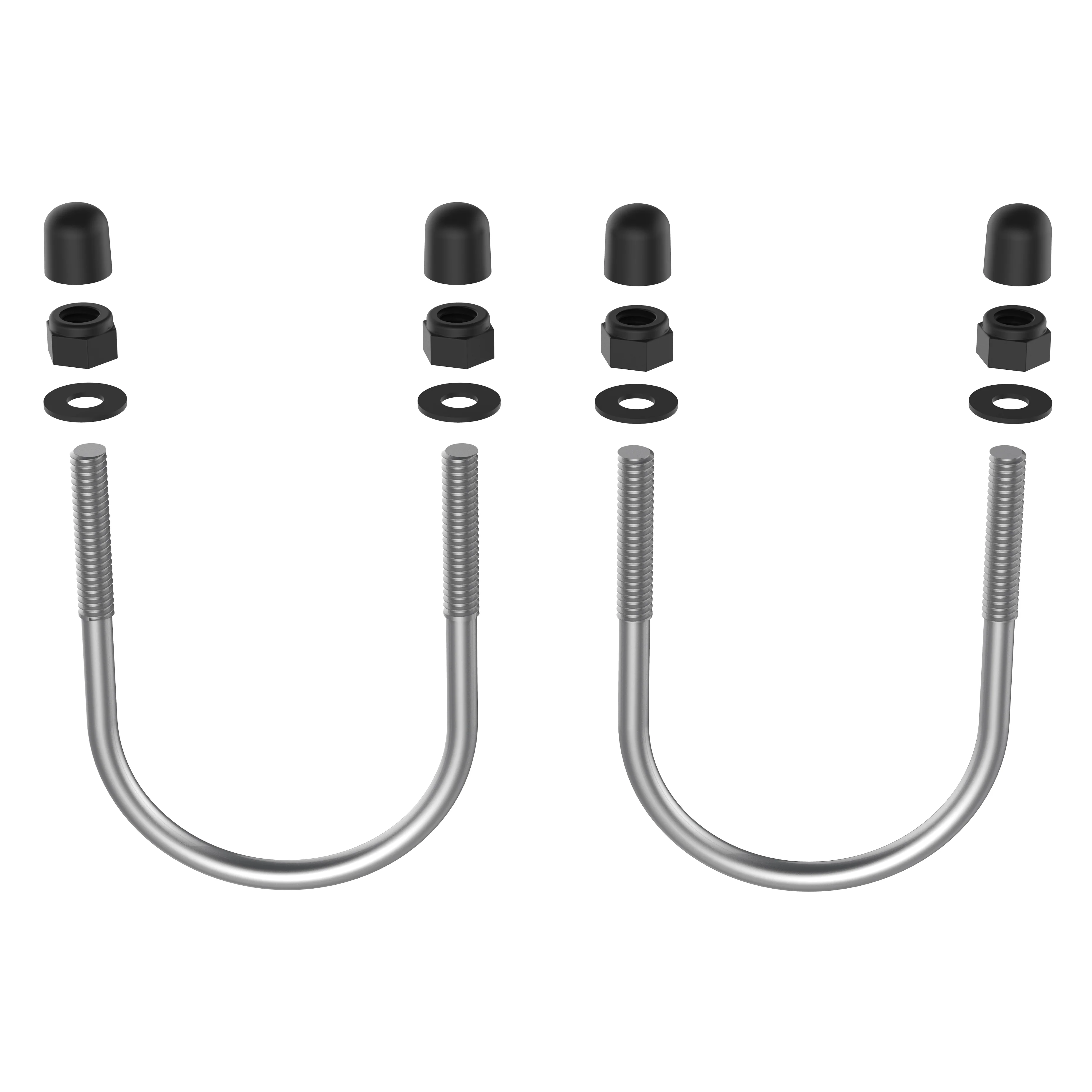 RAM® U-Bolt Hardware for RAM® Tough-Track⢠2" - 2.25" Rails