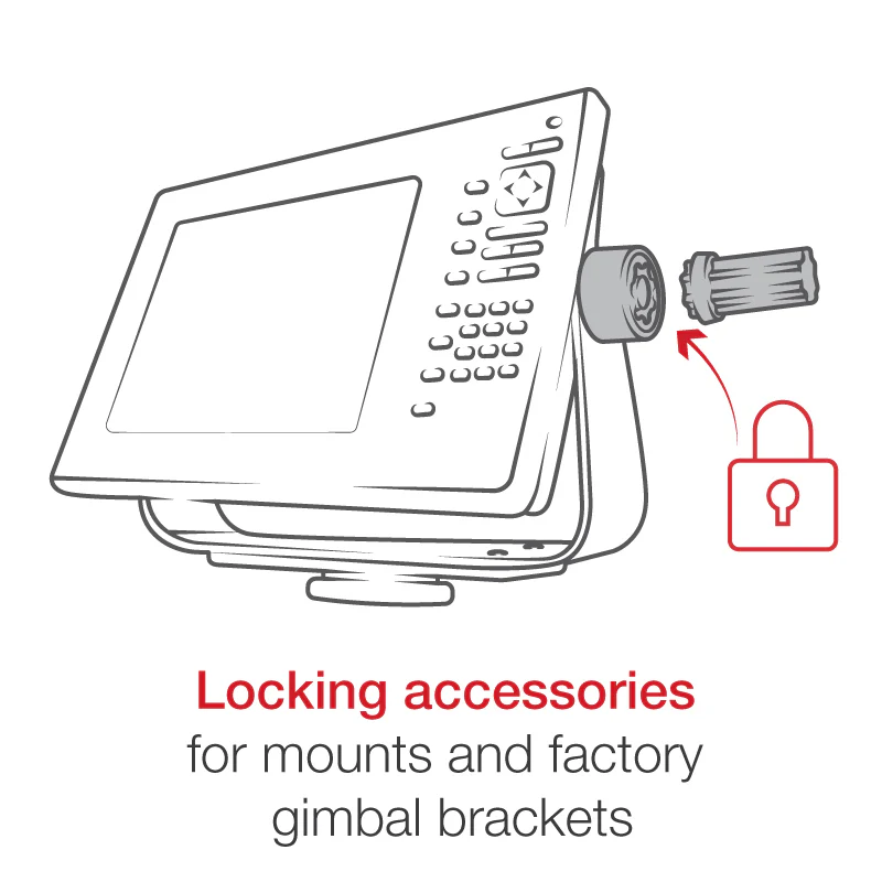 RAM® Pin-Lock™ 4-Pin Security Knob for Gimbal Brackets - Image 5